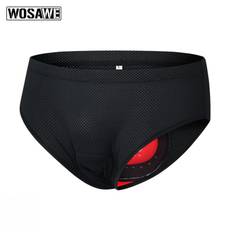 Cykelunderkläder för män Andas vadderade cykelbyxor Cykelunderkläder Shorts M svart
