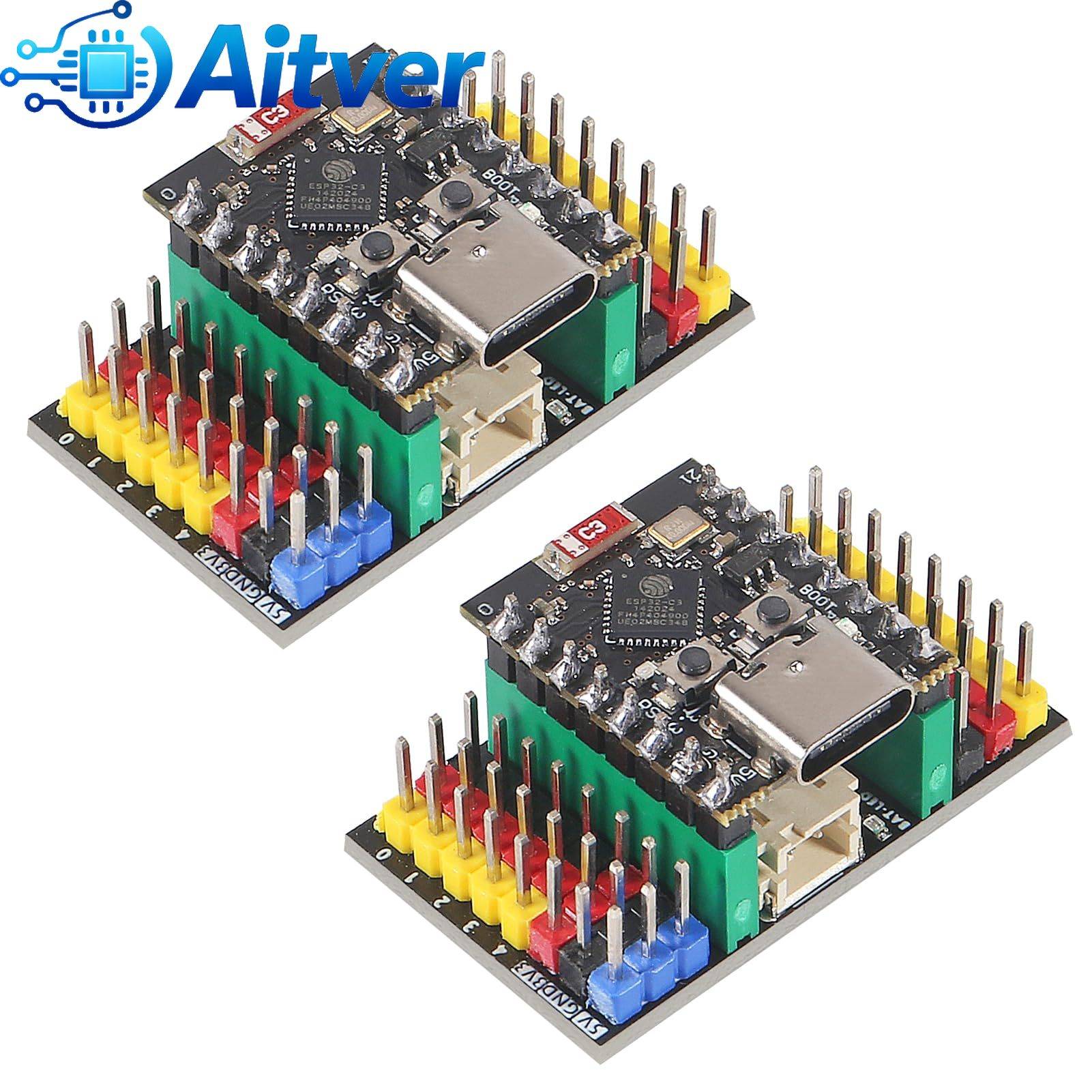ESP32‑C3 SuperMini Development Board,ESP32‑C3 Mini WiFi Bluetooth Board,Ultra‑Small IoT Module & Expansion Board for Arduino
