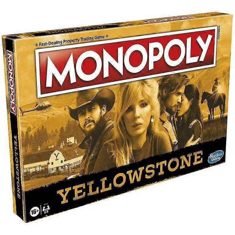 Yellowstone Monopol Brädspel Kortspel Strategi Familj Vänner Fest Underhållning Bordsspel