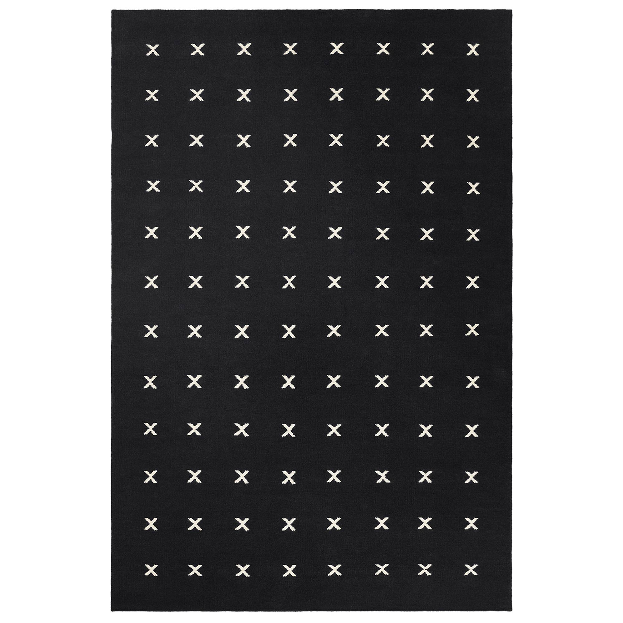 Nordic Knots - Cross Black/Cream Sample