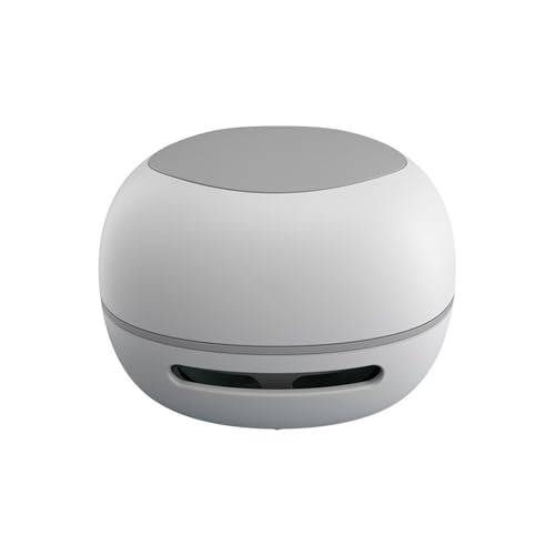 lmoikesz USB-laddningsbordsdammsugare Bekväm och effektiv bärbar skrivbordsdammsugare ABS skrivbordsdammsugare Mini, vit