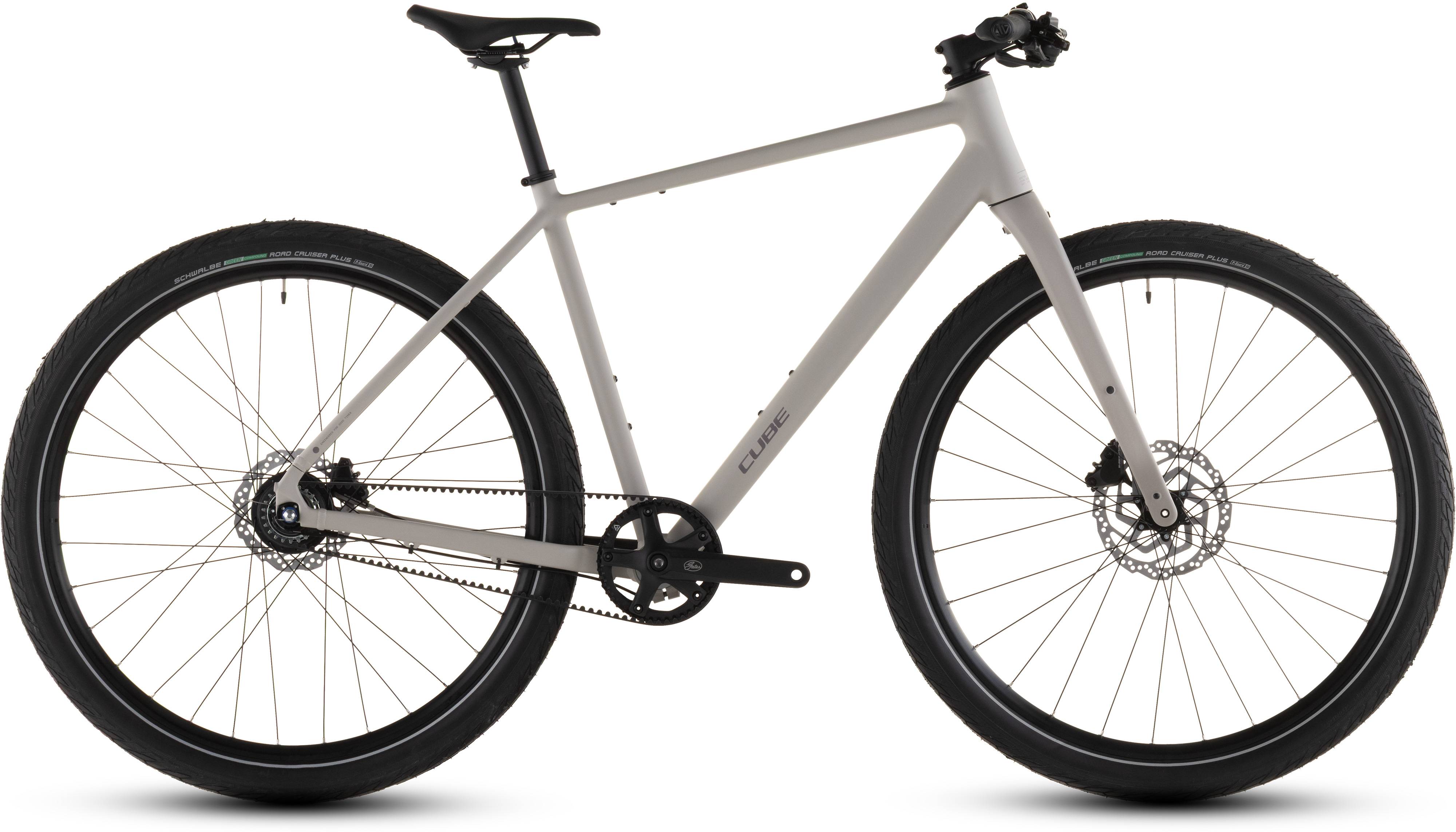 Cube Editor Pro Oatgrey´n´Grey Remtræk - 58 Cm - Citybike Herre - Sand.