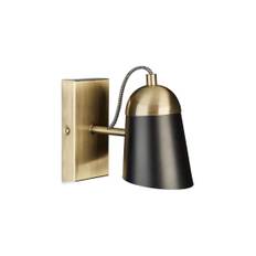 Vägglampa mässing