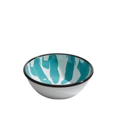 Kapka - A Little Color Big Salad Bowl - Turquoise Green - Salladsskålar - Metall