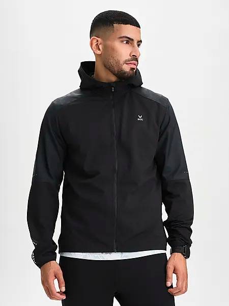 Soc M Run Ultra Hood Fz Löparjackor Black - XL
