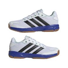 Adidas Stabil Indoor Kids Schuhe Kinder weiß schwarz lucid blau