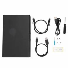 Dual Bay External Hard Drive RAID Enclosure USB C 10Gbps 2.5 Inch Dual Bay HDD Enclosure for 2.5