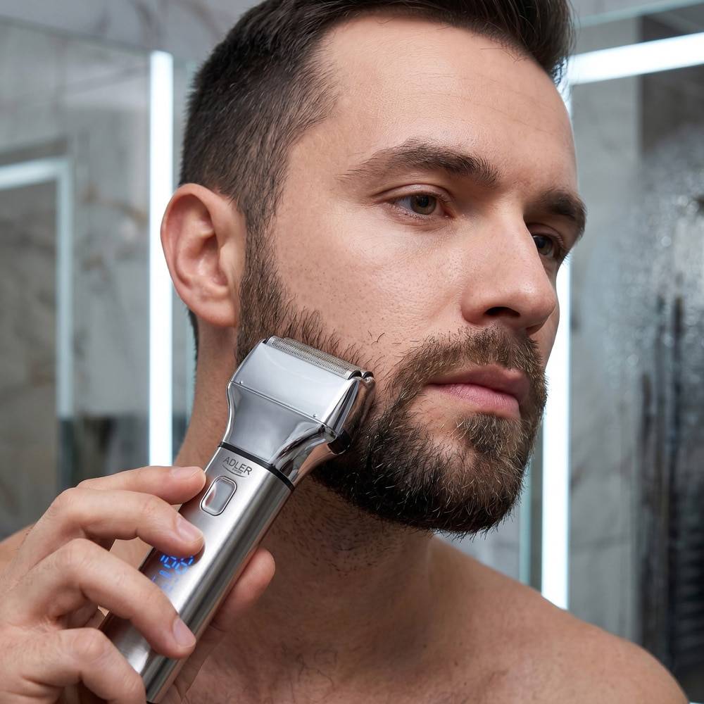 Adler 4-i-1 rakapparat och trimmer / Groomingkit för män / Folierakapparat med trimmer