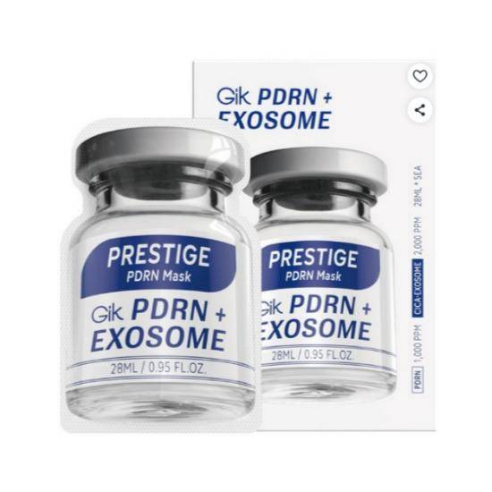 GIK PDRN Cica Exosome Barriärvård Arkmask Lugnande & Uppstramande 5 st gray