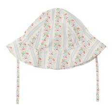 Flöss Solhatt - Abigail - Soft White/Ljus Blue - Flöss - 3-5 år (98-110) - Solhatt