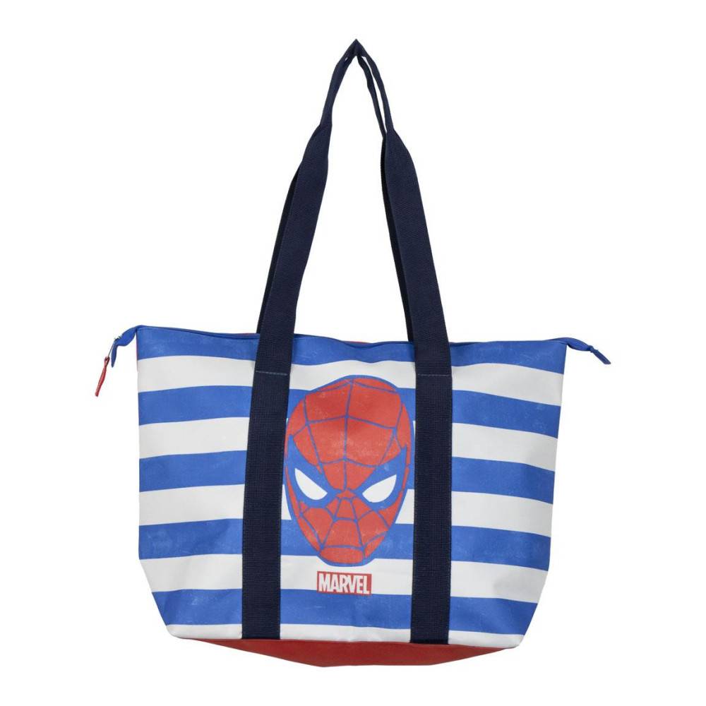Spindelmannen randig strandväska 47 cm