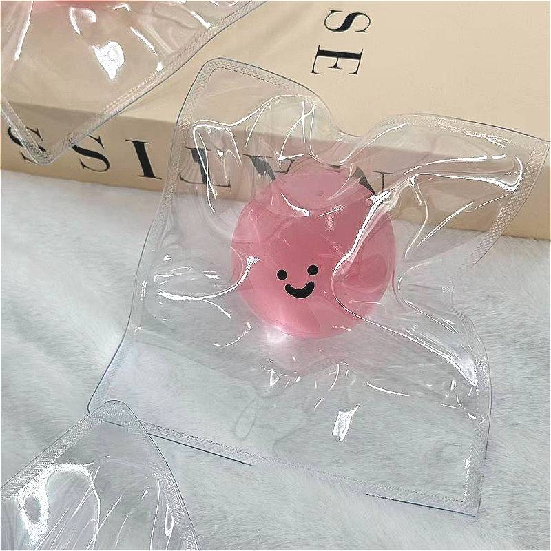 1pc Transparent Pink Slime Taba Toy Tpr Soft Slow Rebound Fidget Toy Office Desk Toy Classroom Reward Kids Sensory Toy Christmas Birthday Back To School Valentine New Year Party Favor Gift For Lovers