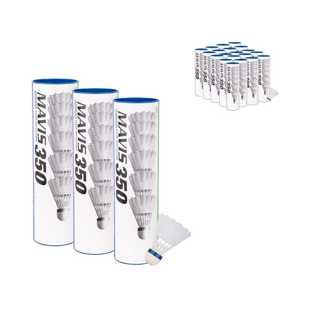 Yonex Mavis 350 Medium White 20 rör - Vit