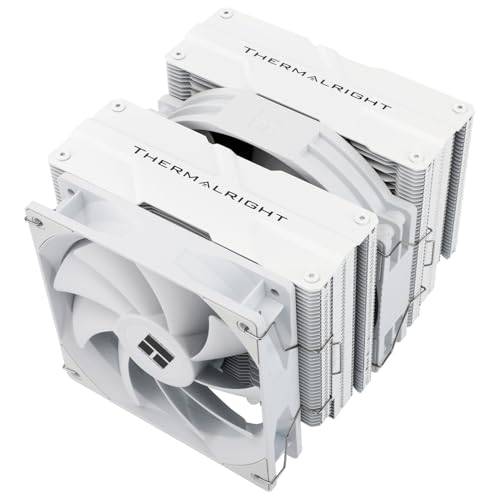 Thermalright Peerless Assassin 140 CPU-luftkylare, vit, 6 heatpipes, dubbla PWM-fläktar och dubbeltorn, 158 mm hög CPU-kylning med övre skydd, för AM4/AM5 och Intel LGA 1851/1700/1150/1151/1200