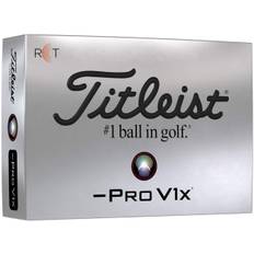 Titleist Pro V1x Left Dash RCT Golfbälle, white