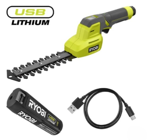Ryobi RY4CGSA-120 Grässax och busktrimmer 4V USB Lithium