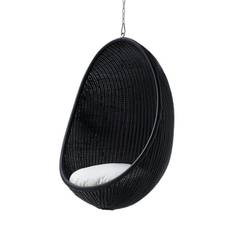 Sika-Design x Nanna & Jørgen Ditzel Outdoor Hanging Egg Inkl. Hynde + Kæde Black