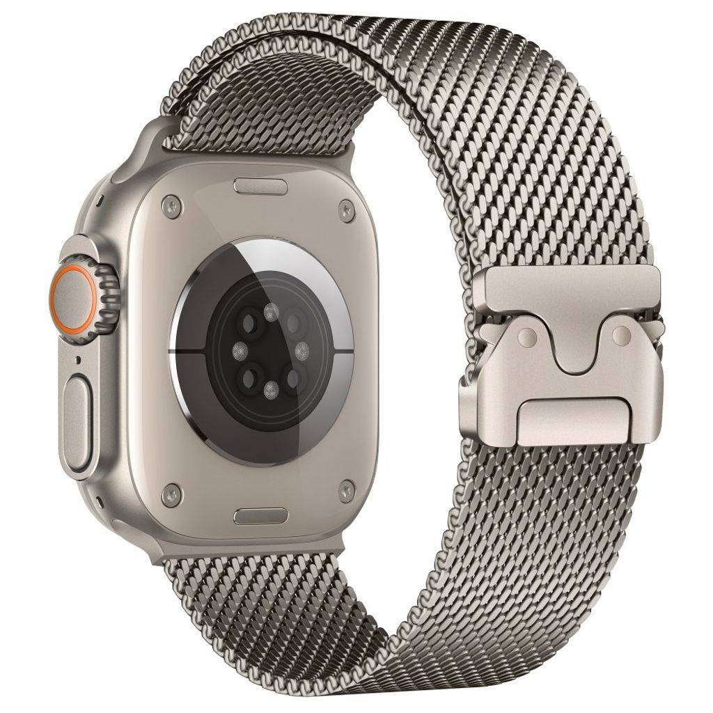 Apple Watch 42/44/46/49mm Klockarmband Milanese Quick Release - Grå