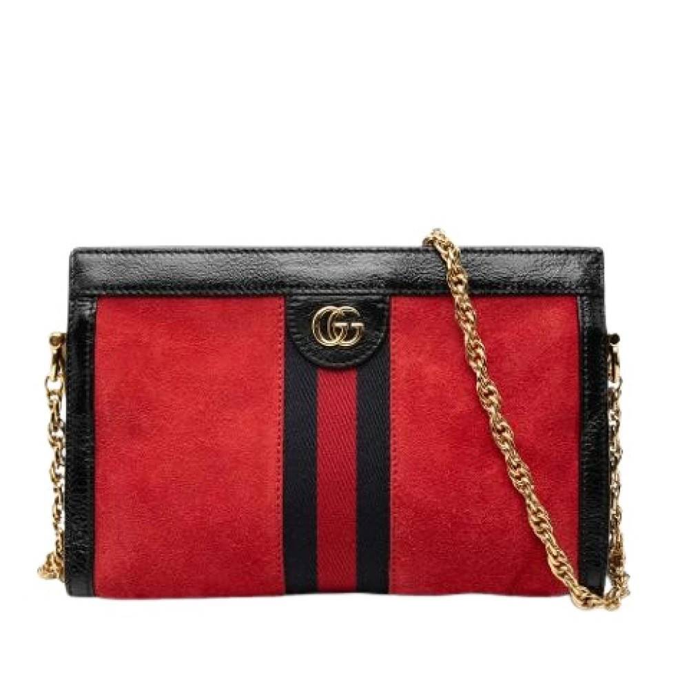 Gucci Vintage - Pre-owned Vintage Crossbody-väska i mocka Vintage - Dam - ONE Size - Mocka