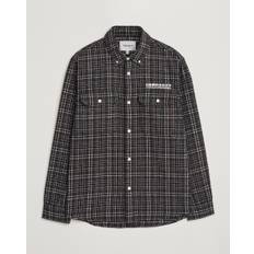 Carhartt WIP Runaway Millet Checked Overshirt Black