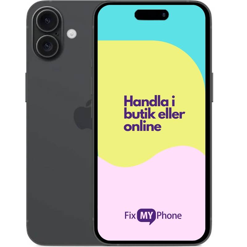 iPhone 16 Begagnad Svart 512 GB Premium