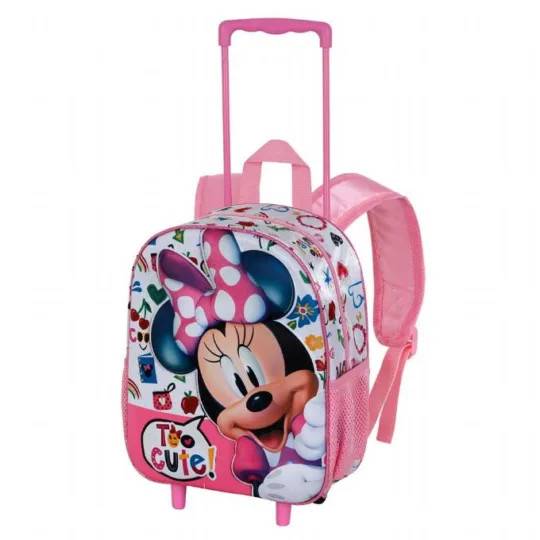 Minnie Mouse Lille 3D Rygsæk med Hjul Disney Tasker 65268