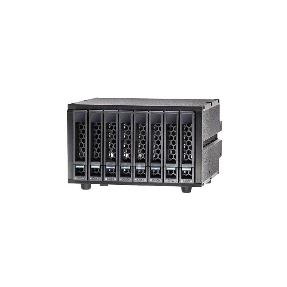 8 Reels Hot Swappable Module Hard Disk Cage with Backplane Chassis Rack 2.5 Inch U.2/SAS/ HDD Tray