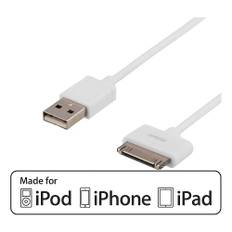 USB-synkkabel till Apple 30-pin, MFi,