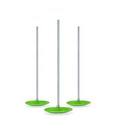 Twist butlernät 125 cm 3 x stangen los