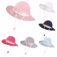 Babysolhatt Spädbarn Småbarn Pojkar Flickor Bucket Hats Sommarsolskydd Barn Strandkepsar - Multi-color (48 cm (6-12 M),50 cm (1-2Y),52 cm (2-4Y),54 cm (4-8Y))
