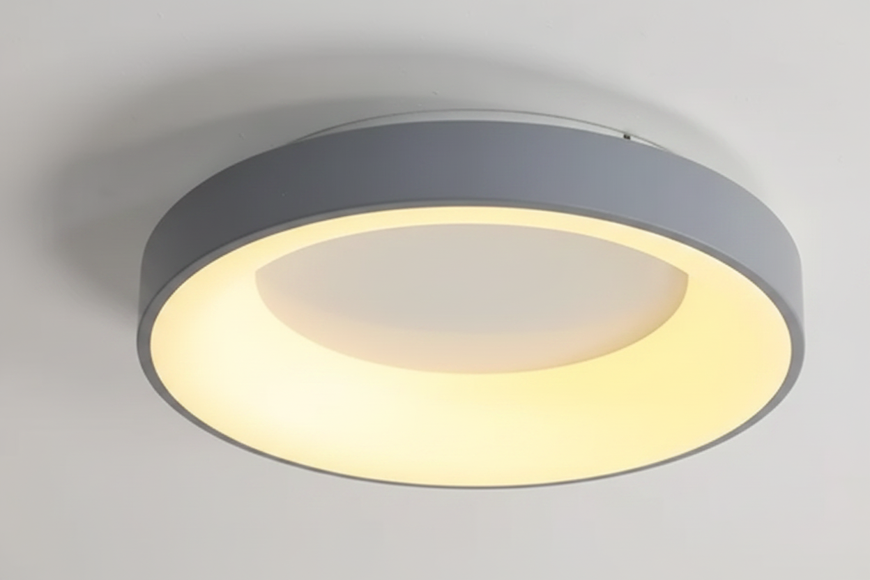 LED Ceiling Light - Gray 40cm Three Colors