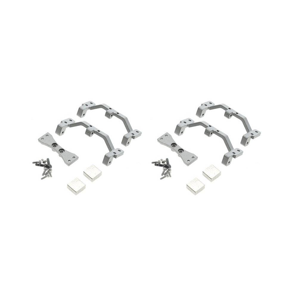 2X for MN D90 MN-90 MN99S MN99 RC Car Upgrade Parts Metal Pull Rod Base & Axle Upper Servo Bracket Mount