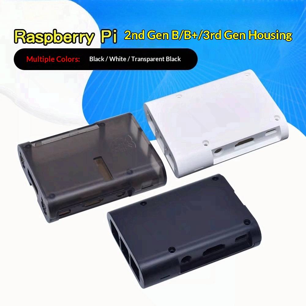 Raspberry Pi Case for Raspberry Pi 2B/B+ & 3 Model B, Injection Molding Shell, Three Colors