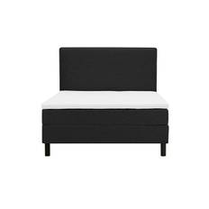 Komplett Sängpaket Dream 150x200 cm Slät Sänggavel - Svart Dubbelsäng Basic Home