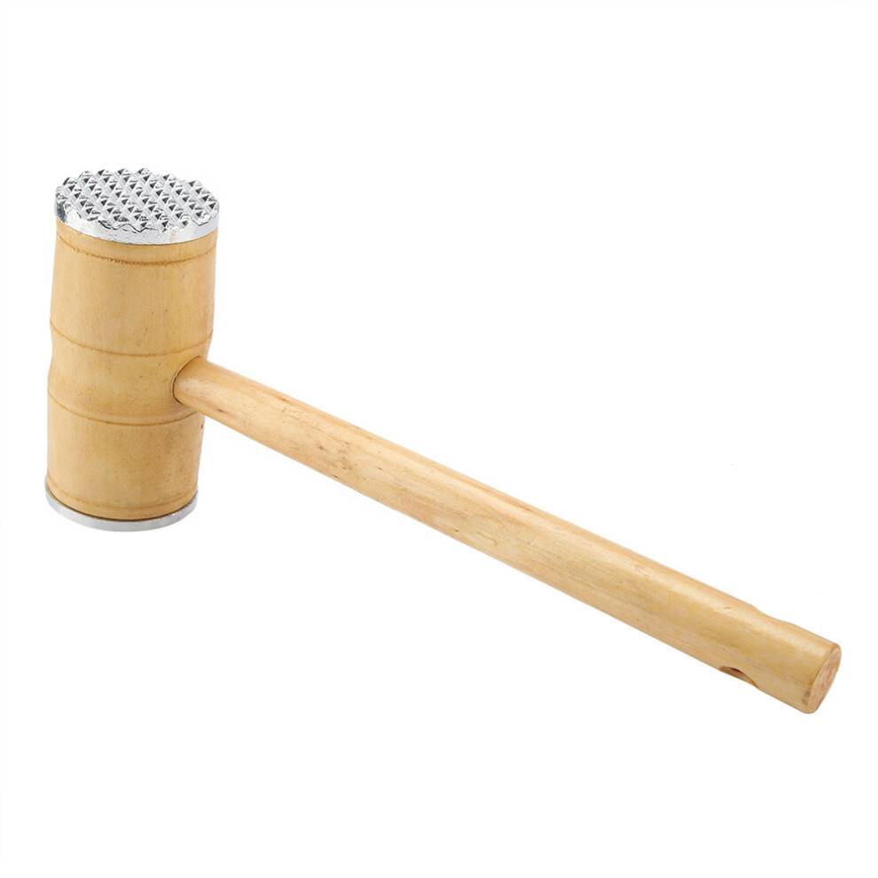 Nem at rengøre Kødmørner Dobbeltsidet Kødhammer Rustfrit Stål Kødhammer Ergonomisk Design Køkkenredskab Til Bøf Kylling