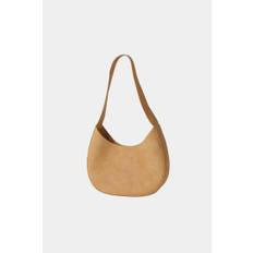 MINI SHOULDER BAG - YARDLY SAND FAUX SUEDE - ONE-SIZE