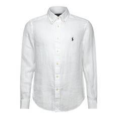 RALPH LAUREN KIDS Linen Shirt |Vit |163-174