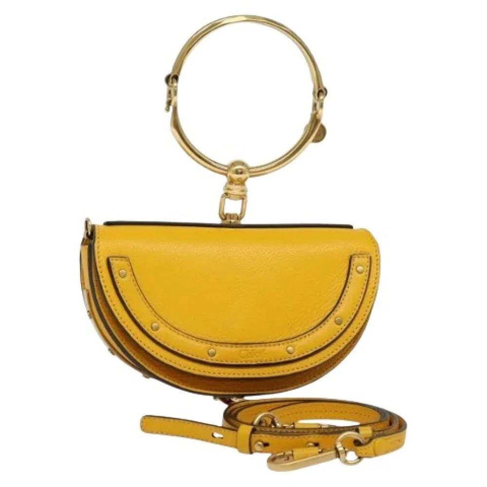 Chloé Pre-owned Pre-owned Hand Bag - Vintage - Dame - Gul - ONE SIZE - Uld
