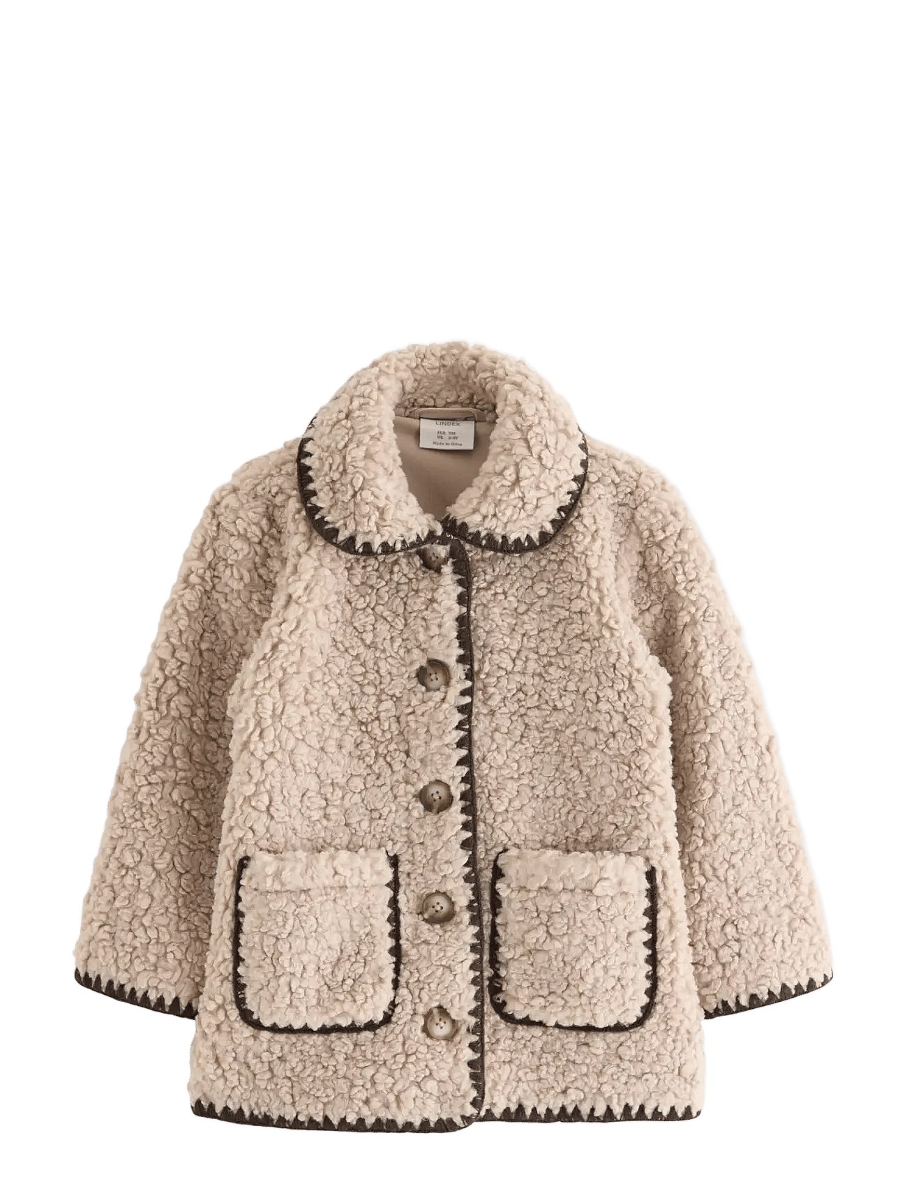 LINDEX Teddy Jacket | Beige | 128