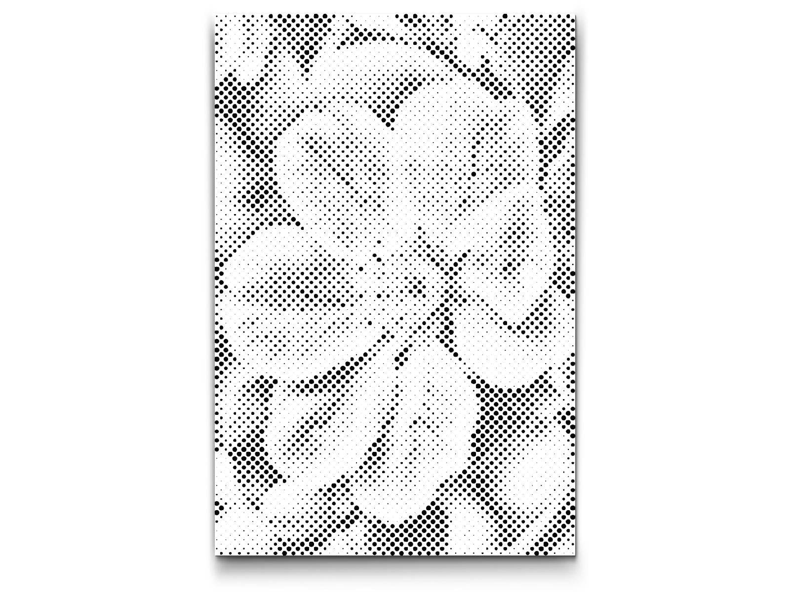ÄPPELBLOM | PRICKMÅLNING - 60x80cm (24'' x 32'') / Premium Inramad (Klar att hänga)