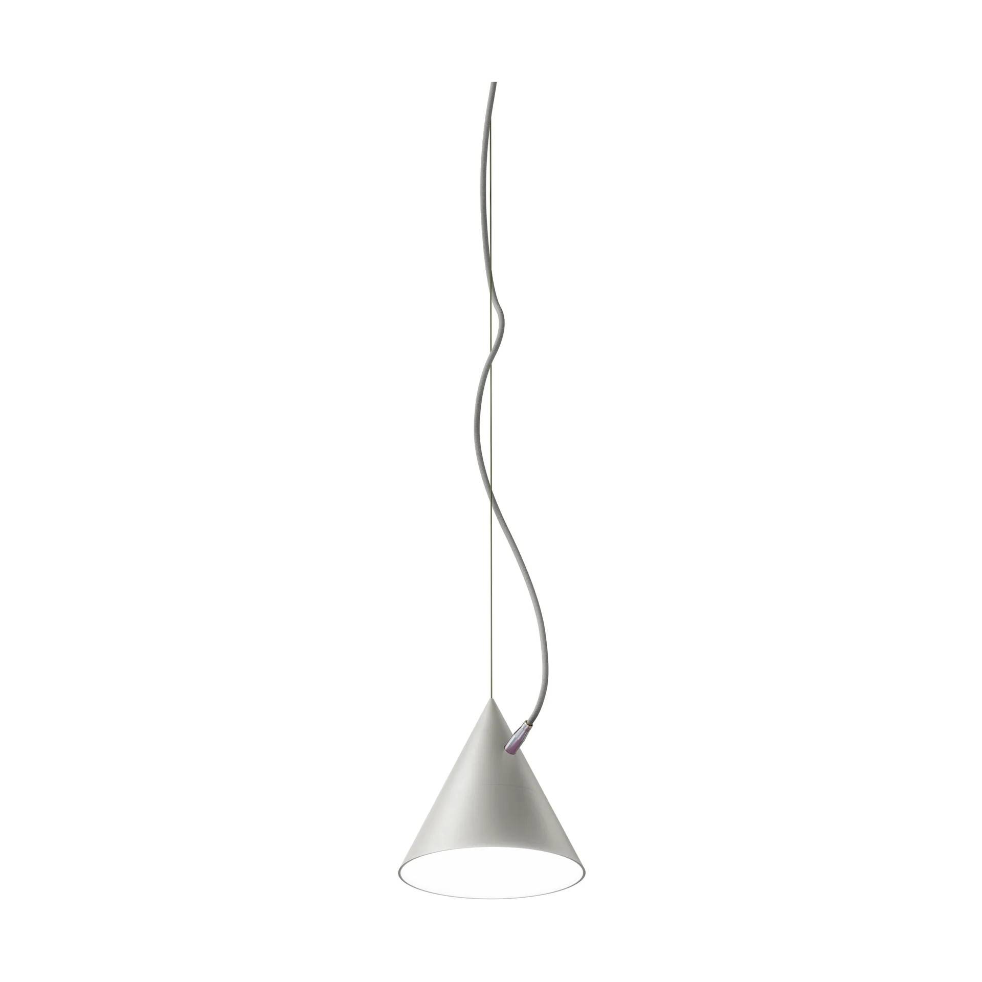 Noon Castor pendel 20 cm Grå-ljusgrå-silver.