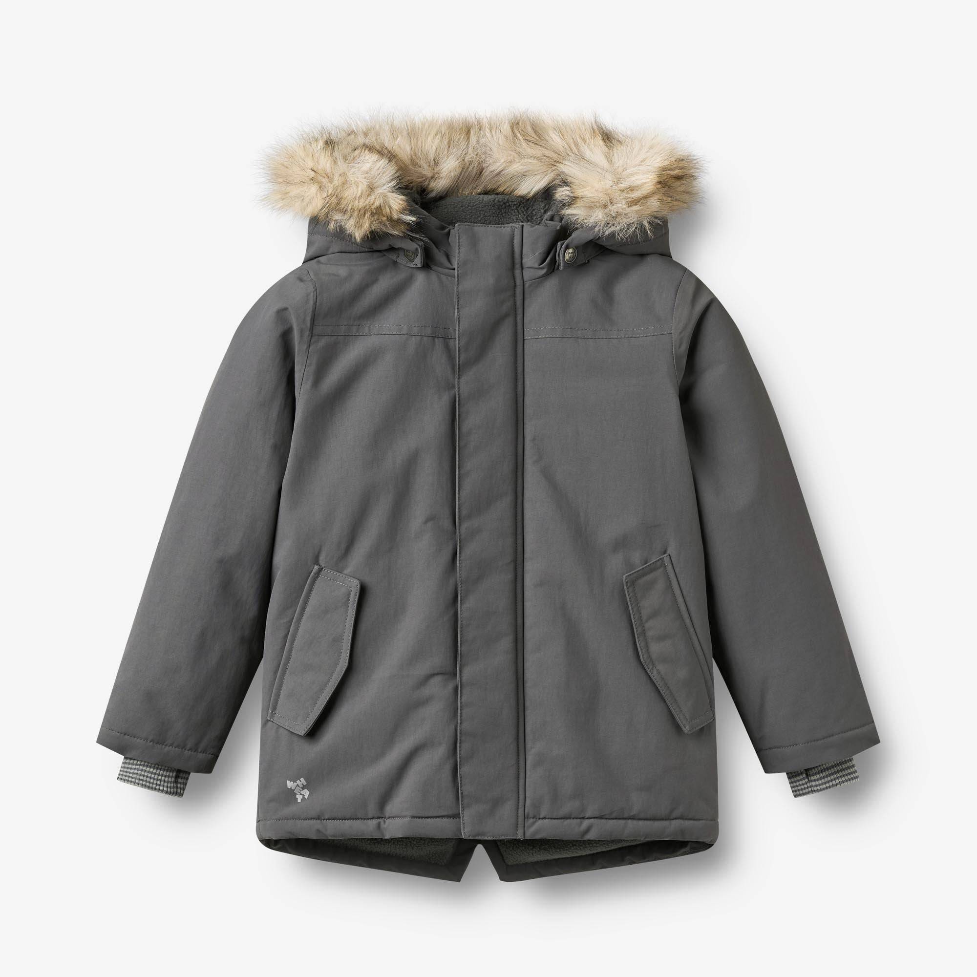 WHEAT® - Jakke Kasper - dark charcoal - Str 147/11 år.