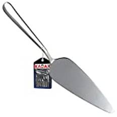 KADAX Tårtspade av rostfritt stål, lätt tårtkniv, liten spatel, tårtspade, lasagnespade (L: 22,7 cm, silver)