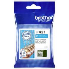 Brother LC-421C Tintenpatrone – Cyan für DCP-J1050DW, DCP-J1140DW, MFC-J1010DW, Standard