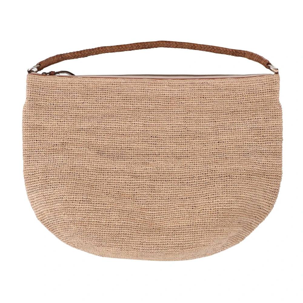 Ibeliv, Tasker , Dame, Beige, ONE SIZE, Bomuld, Rafia og bomuldstaske