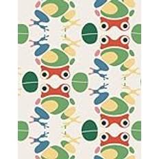 Leap Year Frog Pattern Notebook, 8.5*11inch, 200 Pages: Dotted Notebook