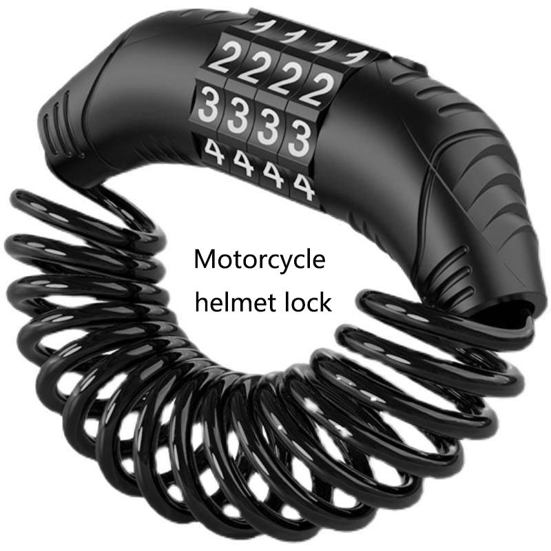 Universal Anti-Theft Password Wire Lock Portable Security Lock for Electric Bike Motorcycle Helmet MTB Road Bicycle Safety Lock