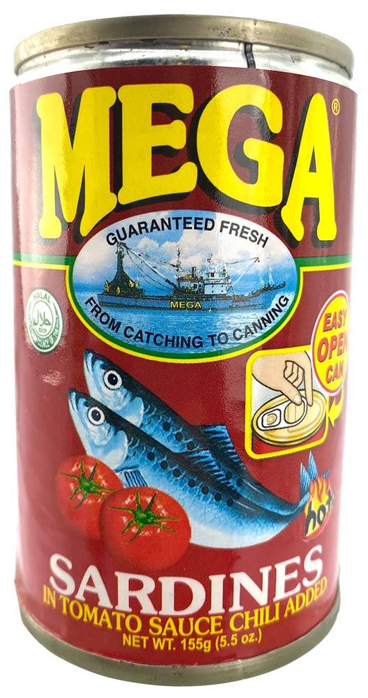 Mega sardiner i tomatsås 155gr