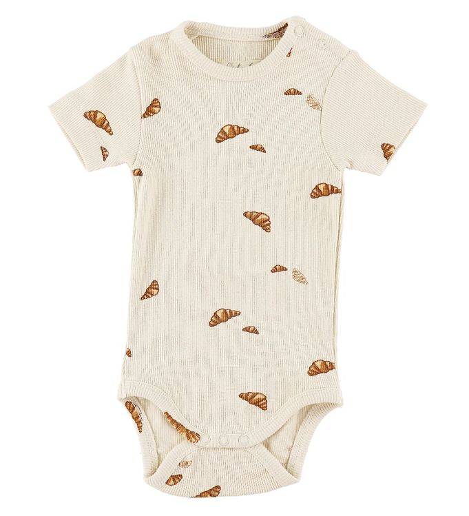 VACVAC Body k/ä - Kurt - Mini Croissant - Beige - VACVAC - 2 år (92) - Body K/Ä
