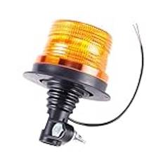 Led Varningsljus Stroboskopisk. Blinkande Fyr DC 10-30V för Jordbruksmaskiner, Traktor, Grävmaskiner, Lastbil, Gaffeltruck. Vattentät Säkerhets Blinkljus. Allsidig Lampa Led, Vattentät Dammtät